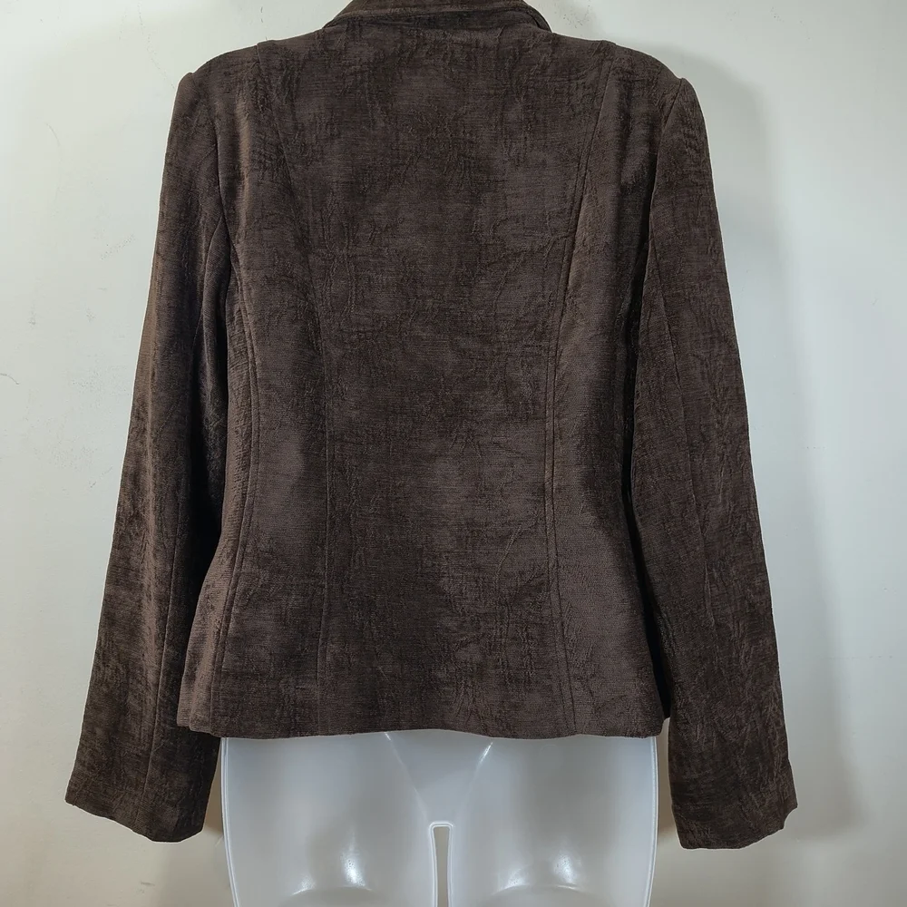Croft And Barrow Women's Brown Blazer Jacket , Size 10